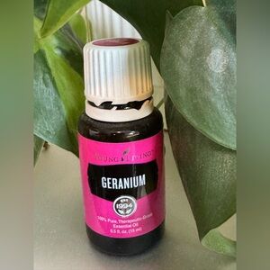 3/4 Bottle of Young Living Geranium Essential Oil